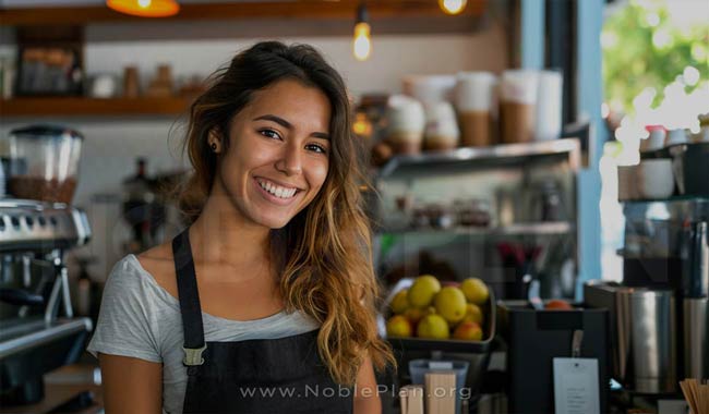 Mujer de negocios hispana